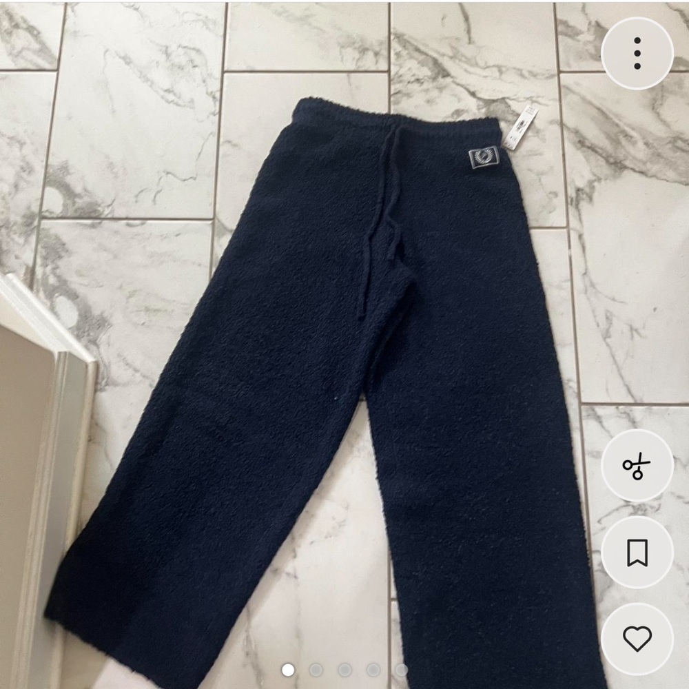 Victoria's Secret Dark Blue Teddy Pajama Pants